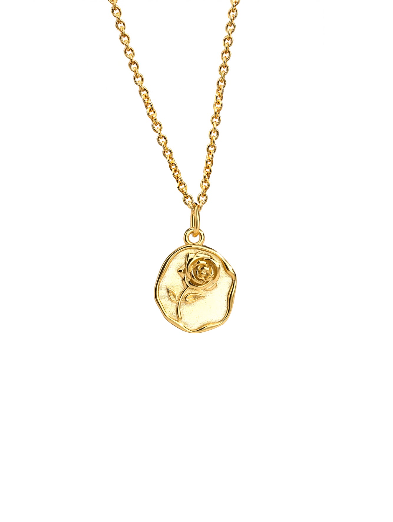 Rose Stylish Chain Pendant Necklace