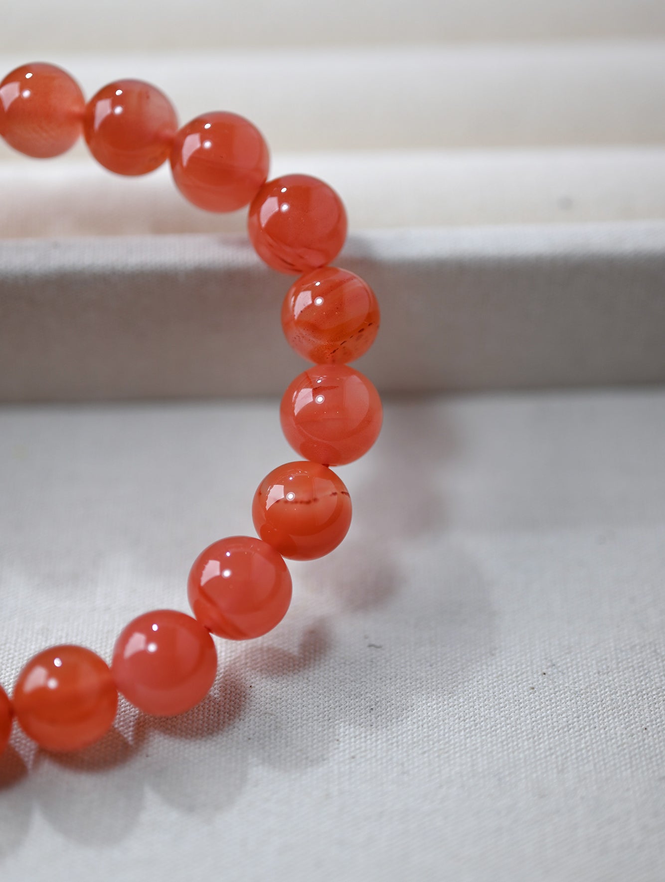 Natural South Red Agate Bracelet