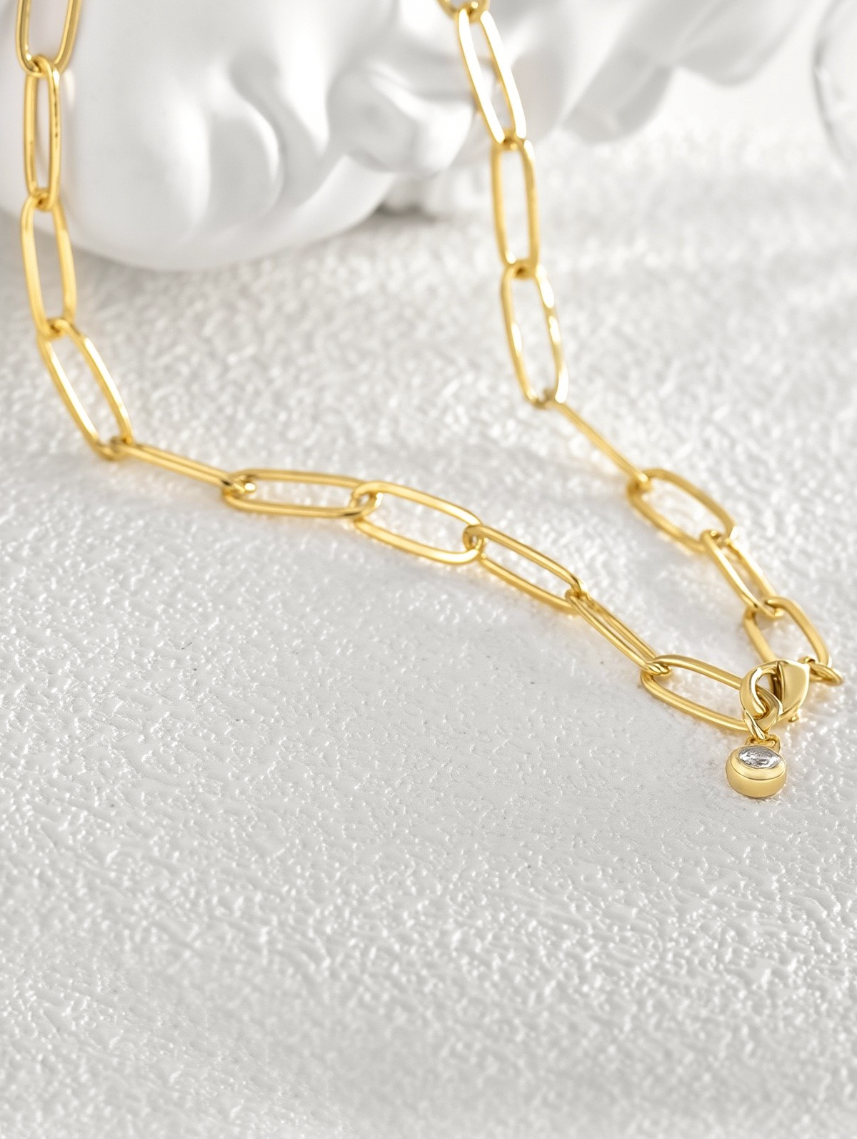 Modern Paperclip Chain Necklace