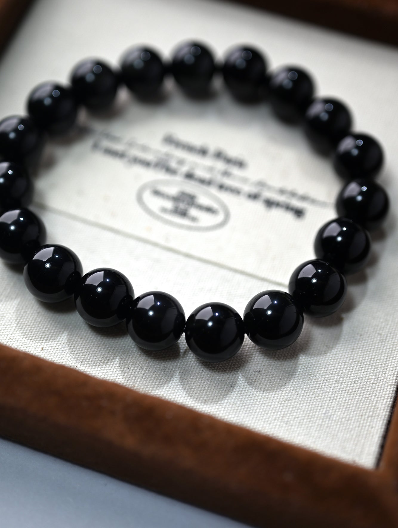 Natural Obsidian Bracelet
