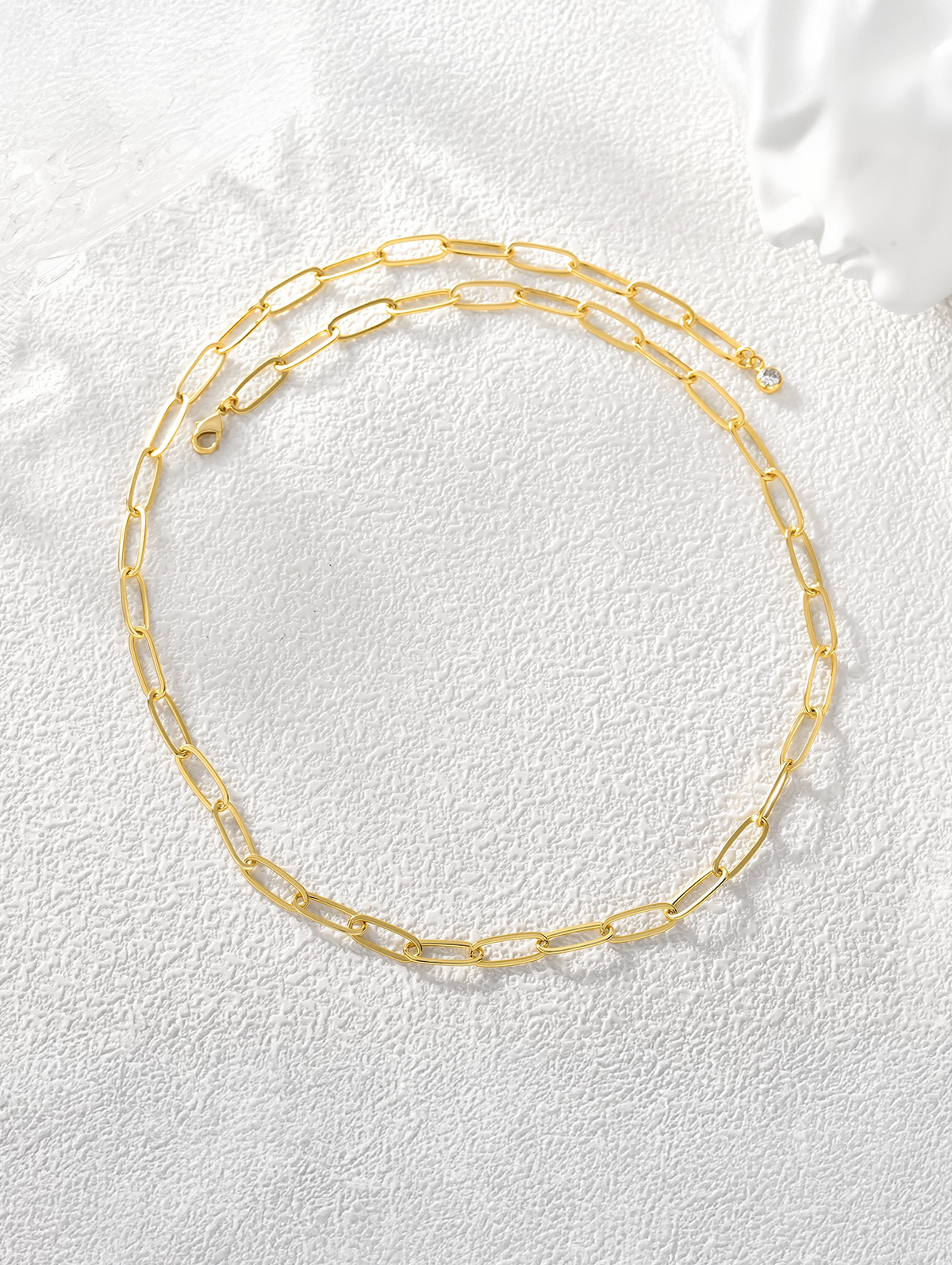 Modern Paperclip Chain Necklace