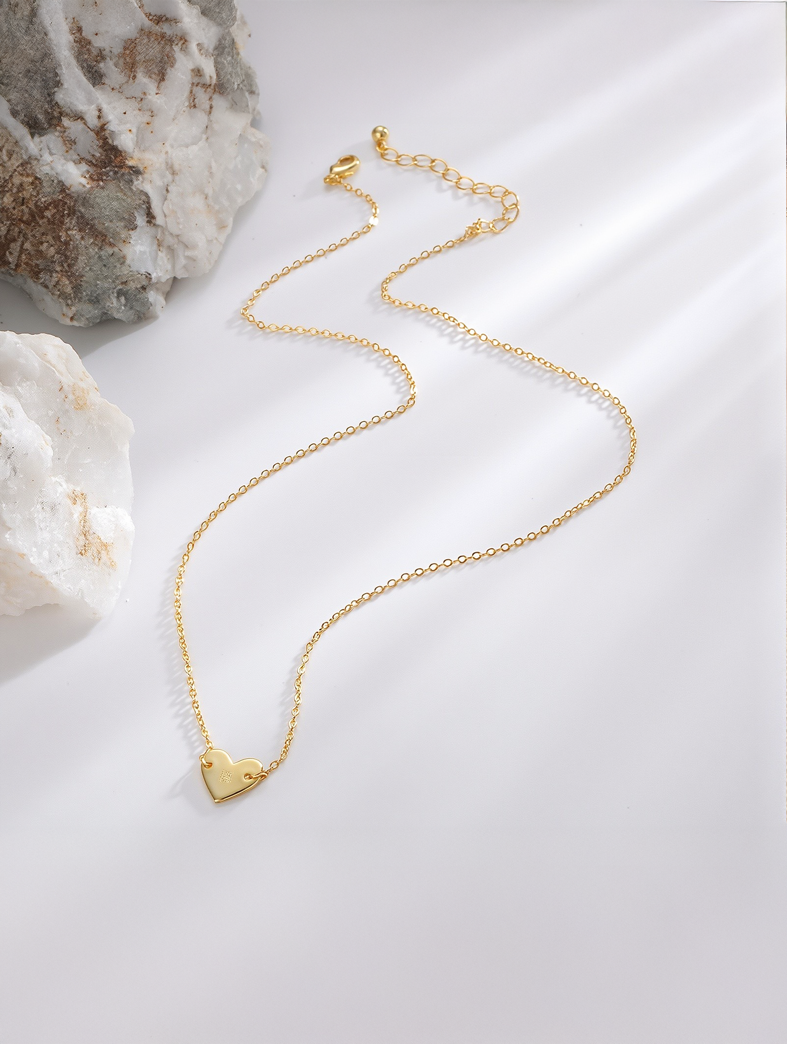Alphabet Heart Necklace