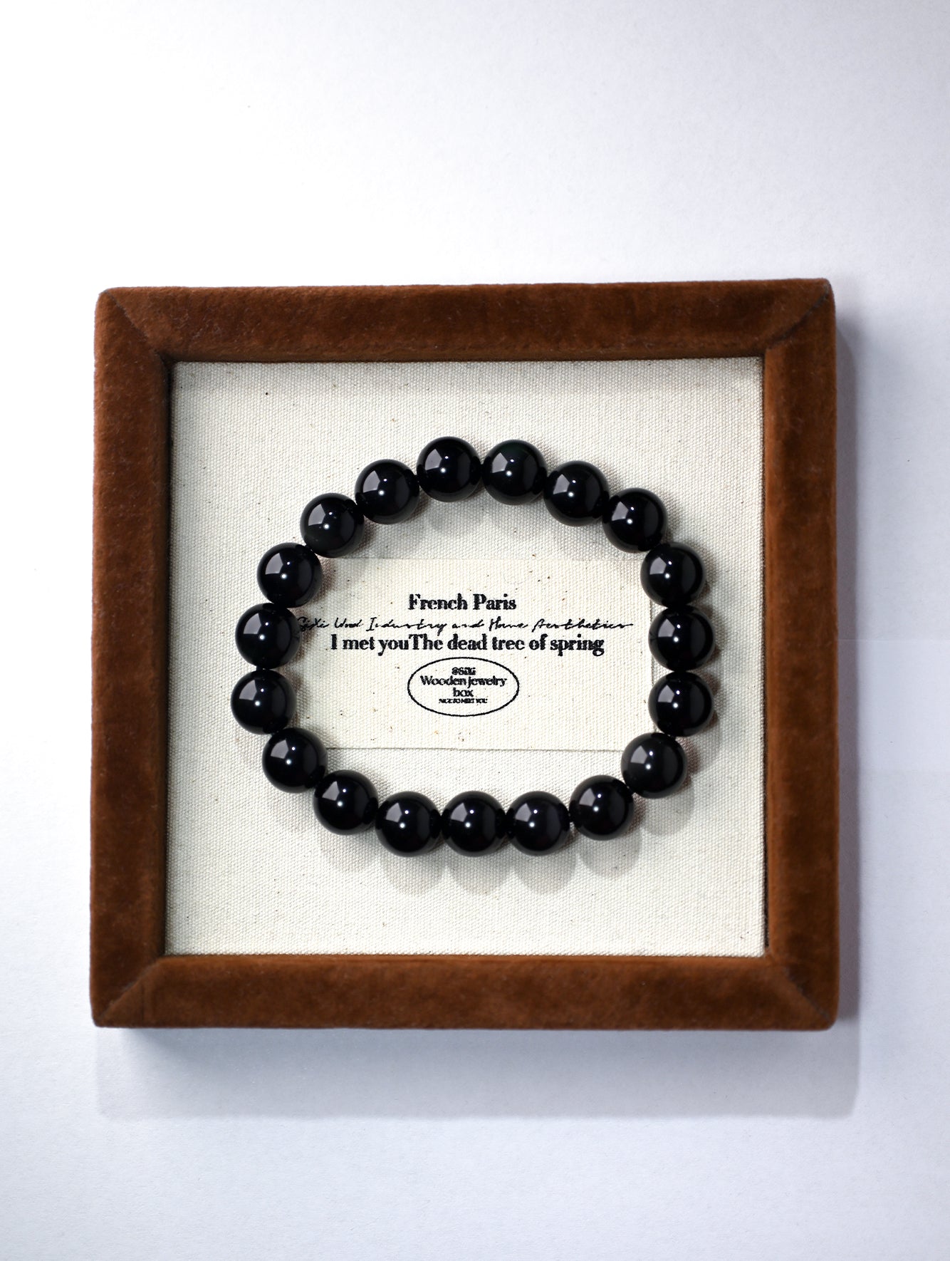 Natural Obsidian Bracelet