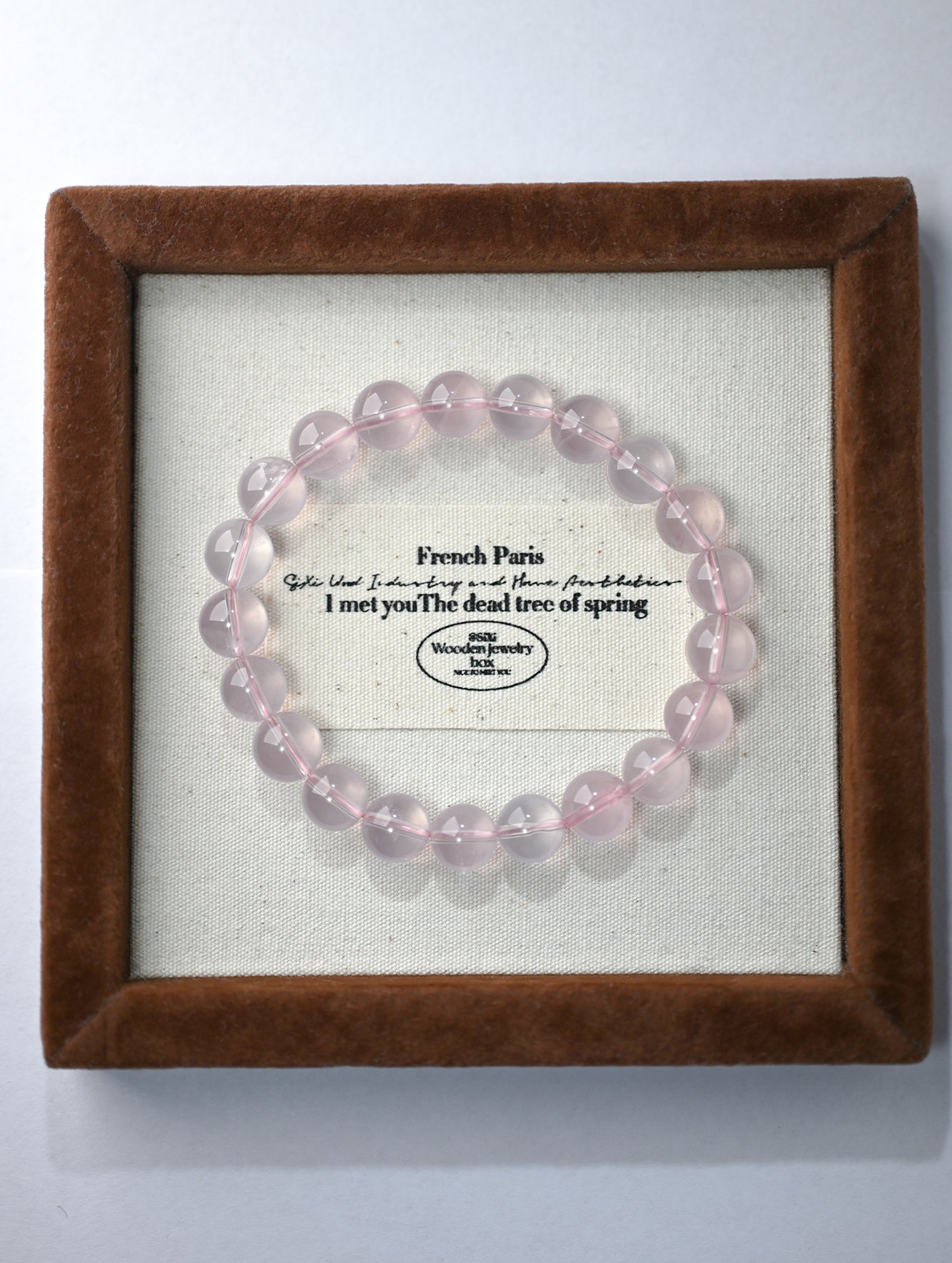 Natural Rose Quartz Bracelet