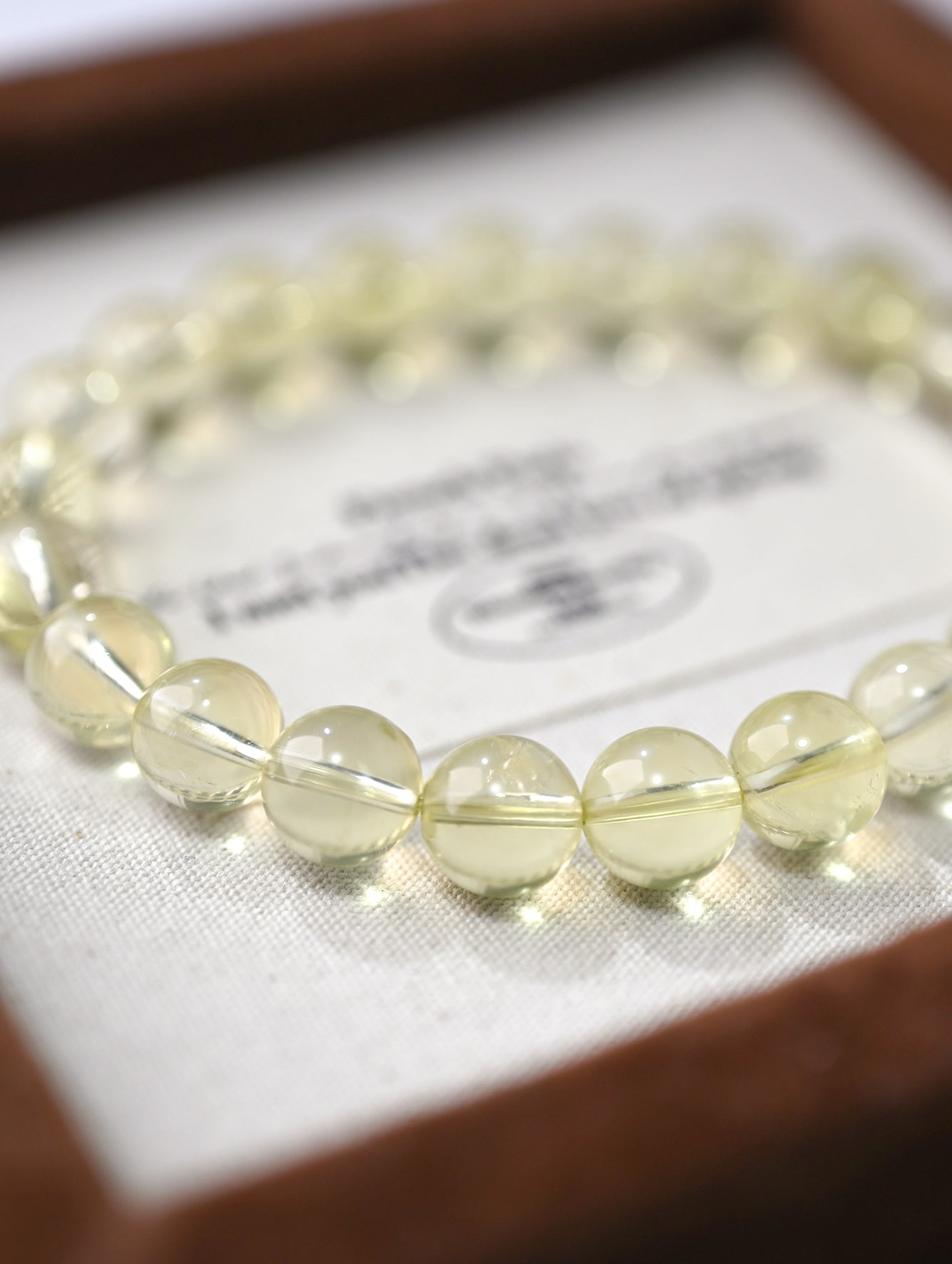 Natural Lemon Quartz Bracelet