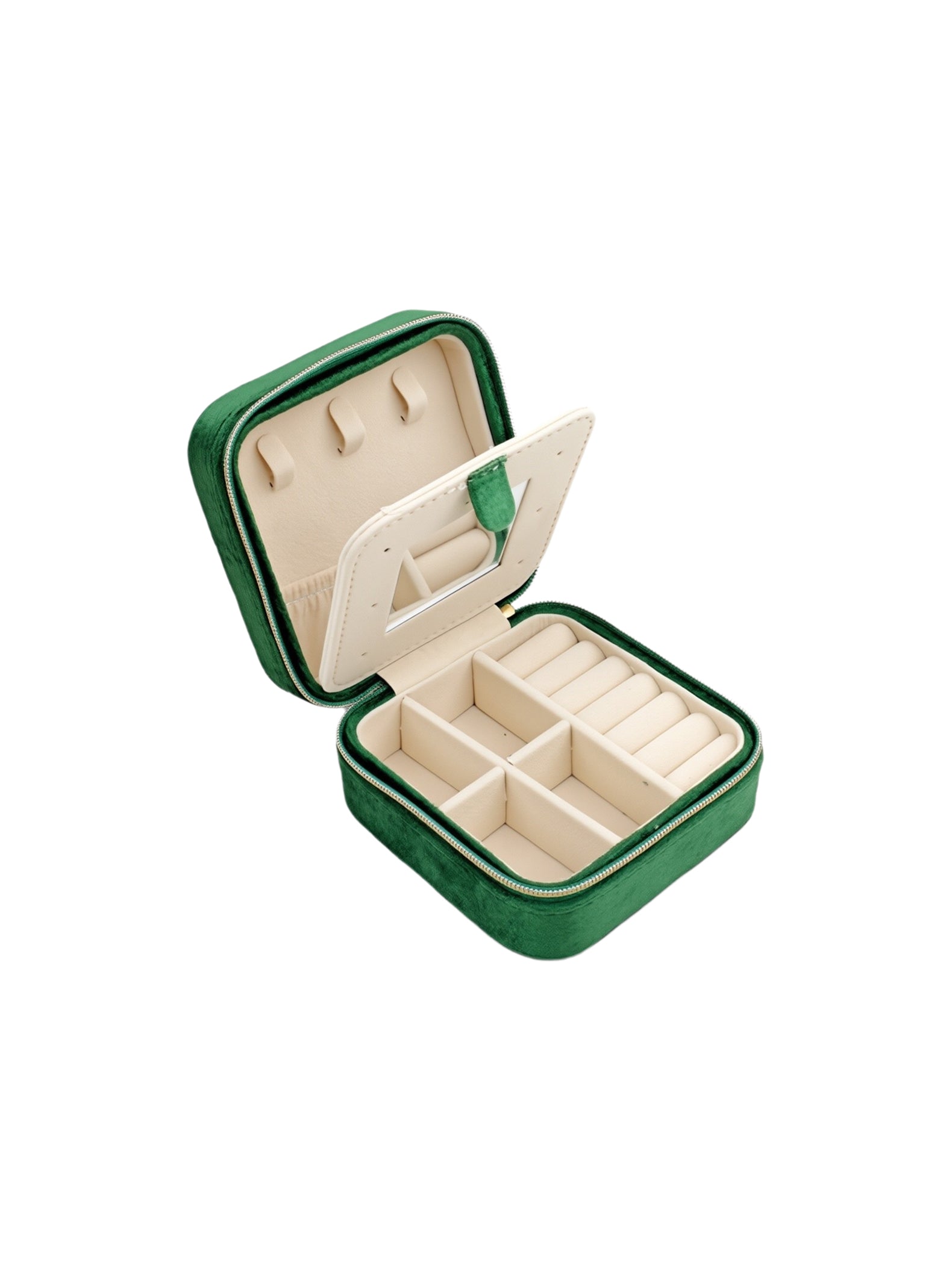 Velvet Travel Jewelry Box
