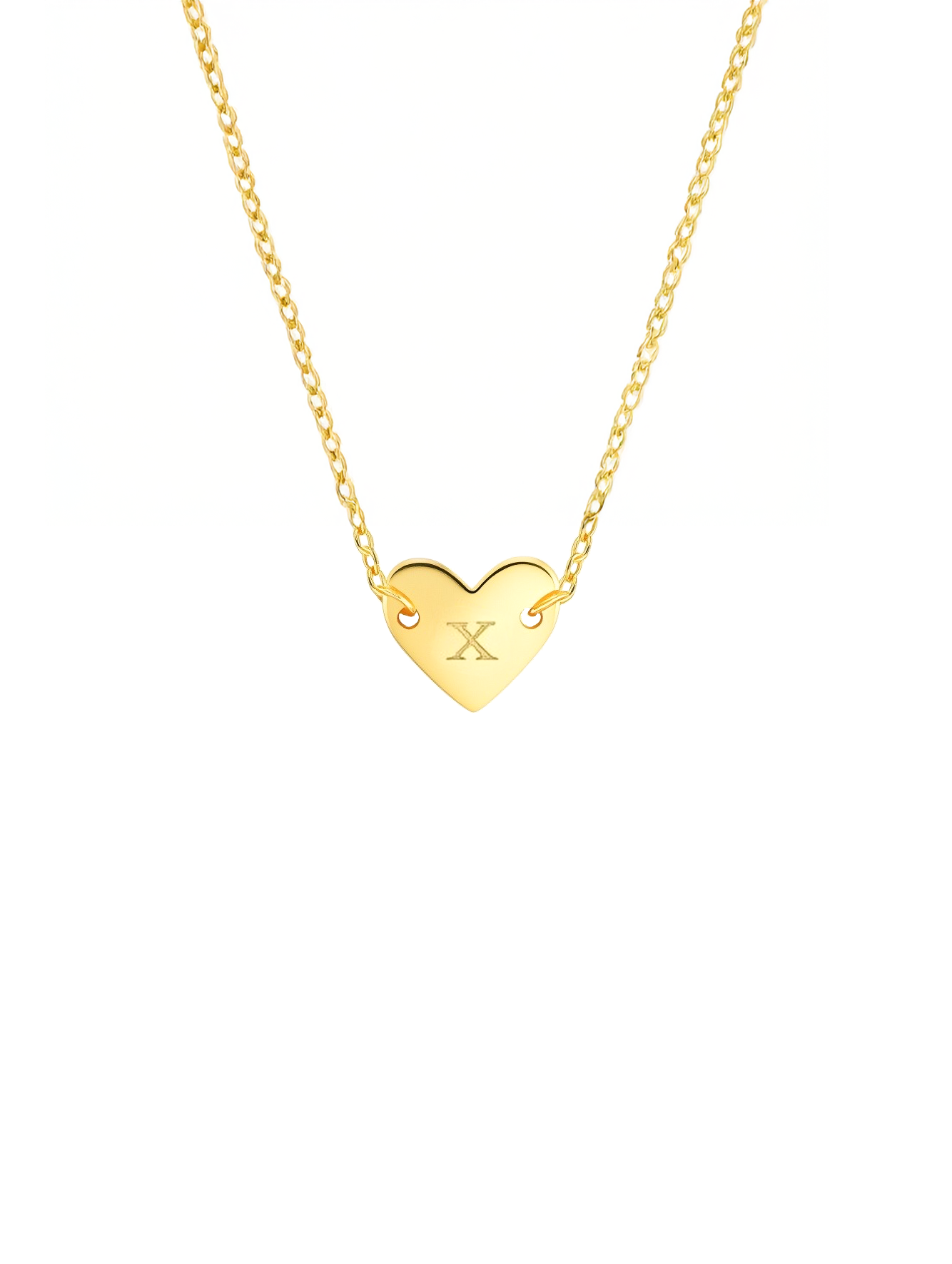 Alphabet Heart Necklace