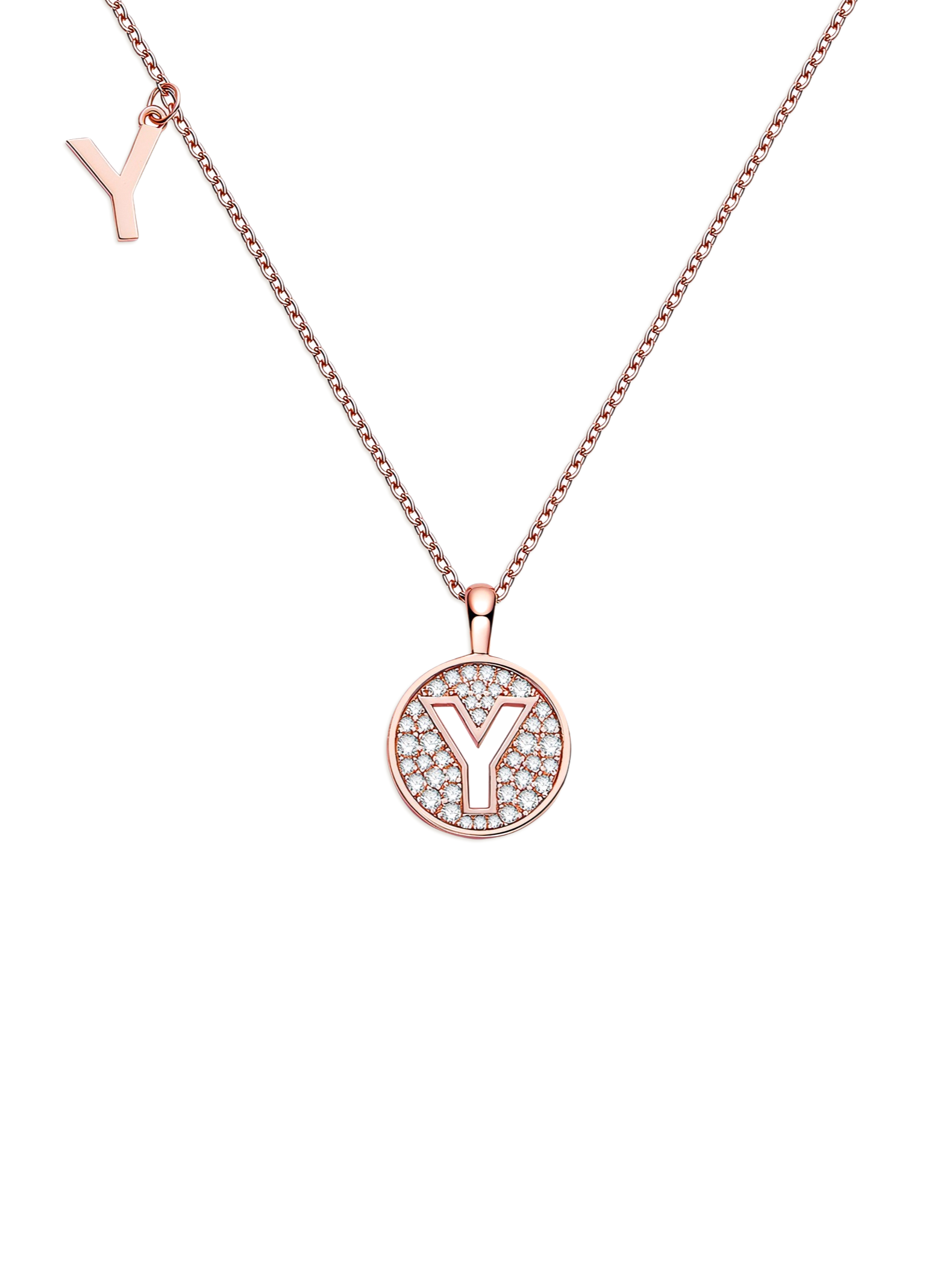 Moissanite Letter Necklace