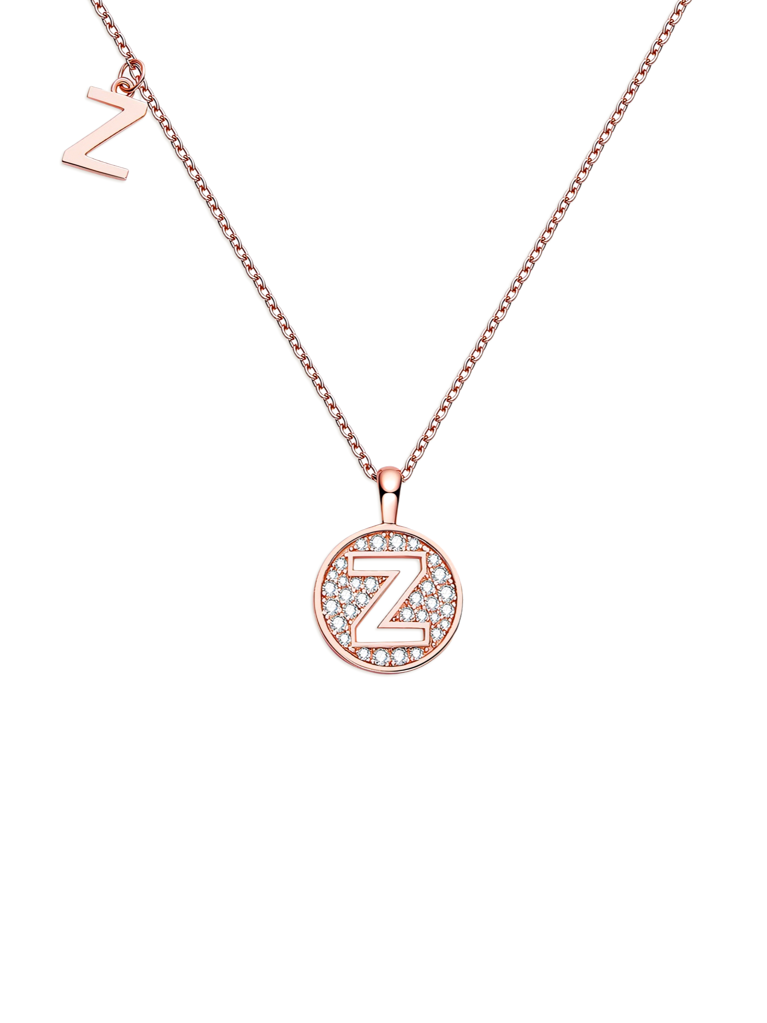 Moissanite Letter Necklace