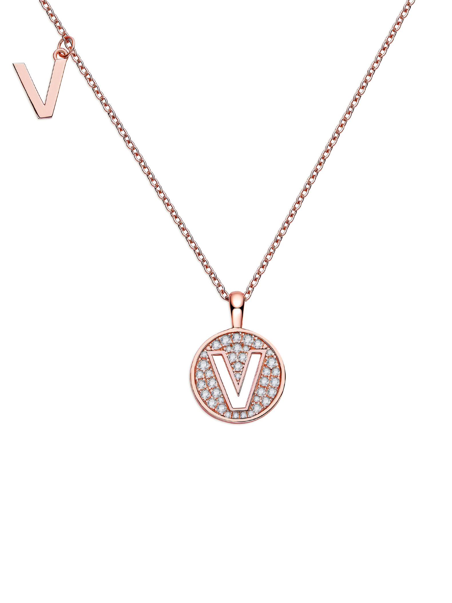 Moissanite Letter Necklace