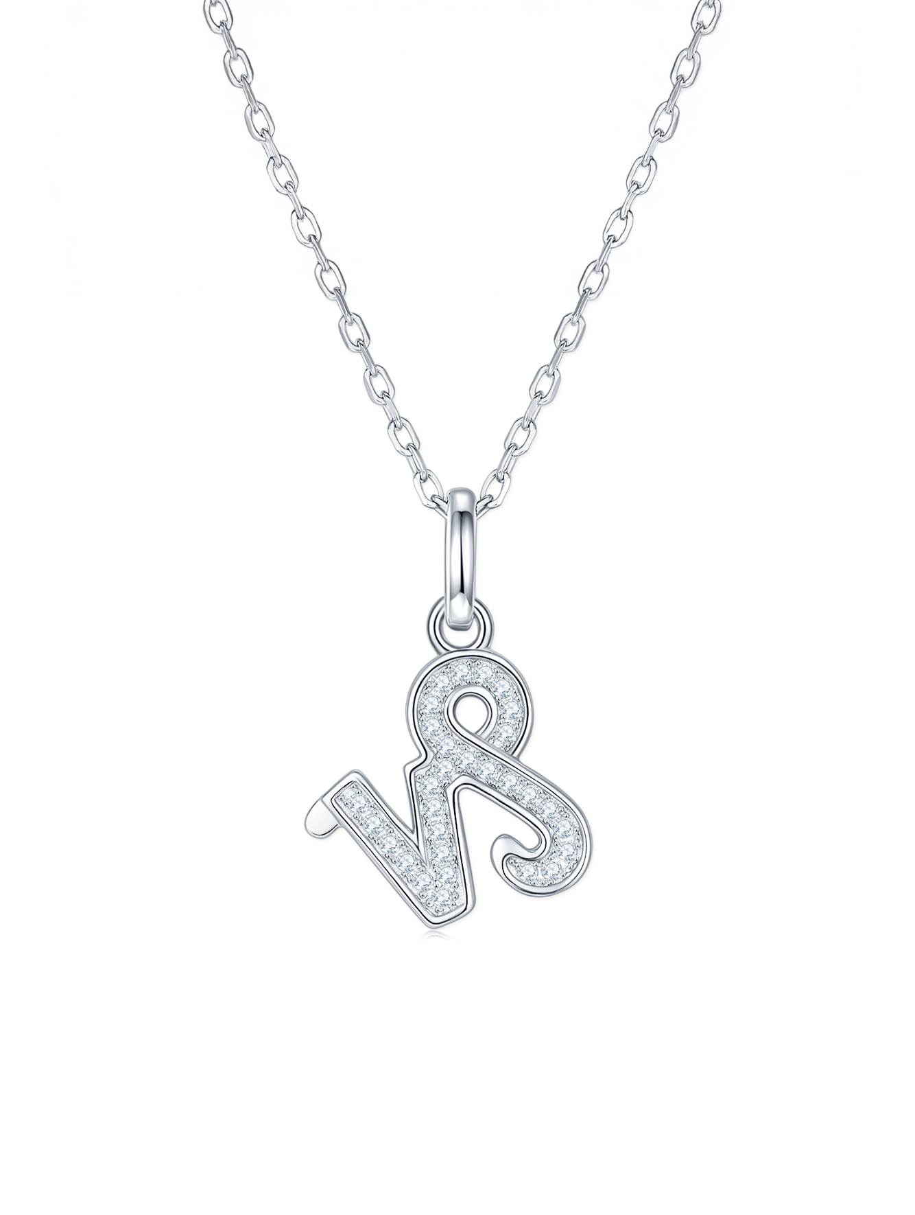 Moissanite Pavé Zodiac Necklace