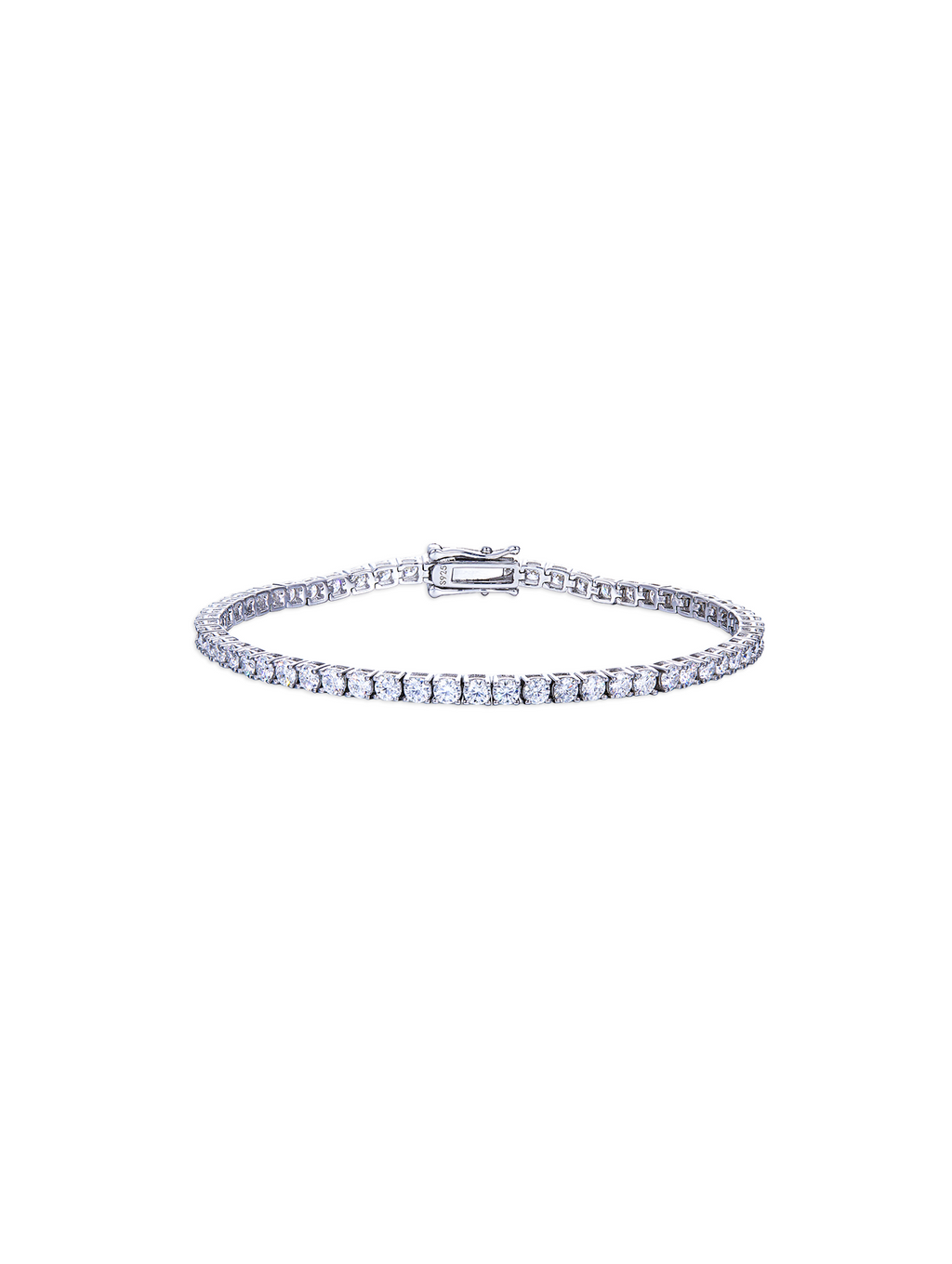 3mm Classic Four Prong Moissanite Tennis Bracelet