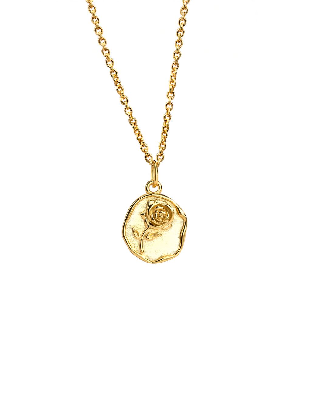 Rose Stylish Chain Pendant Necklace