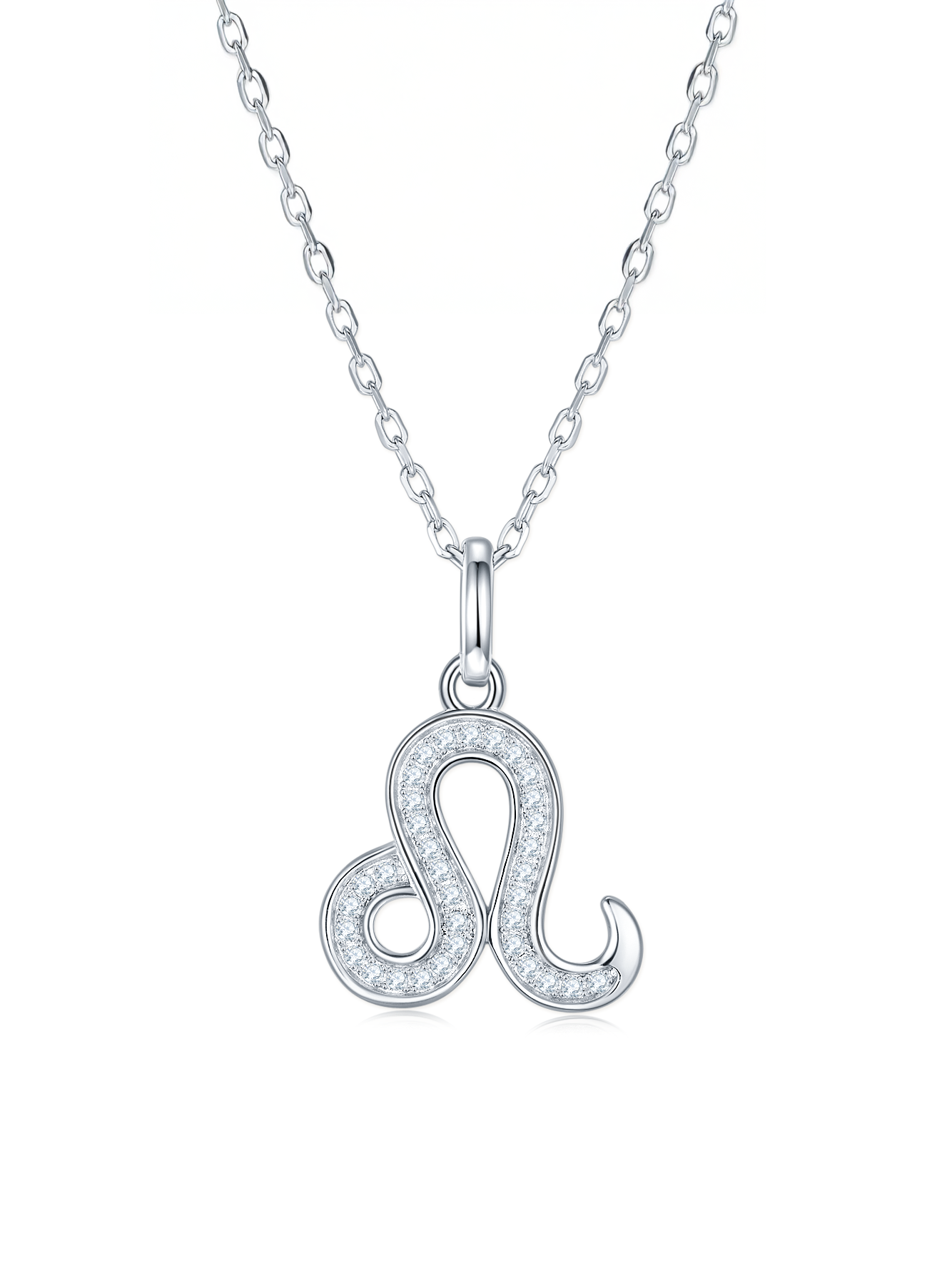 Moissanite Pavé Zodiac Necklace