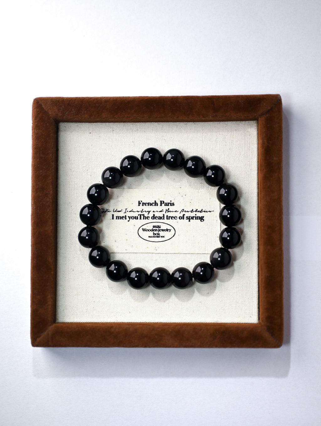 Natural Obsidian Bracelet