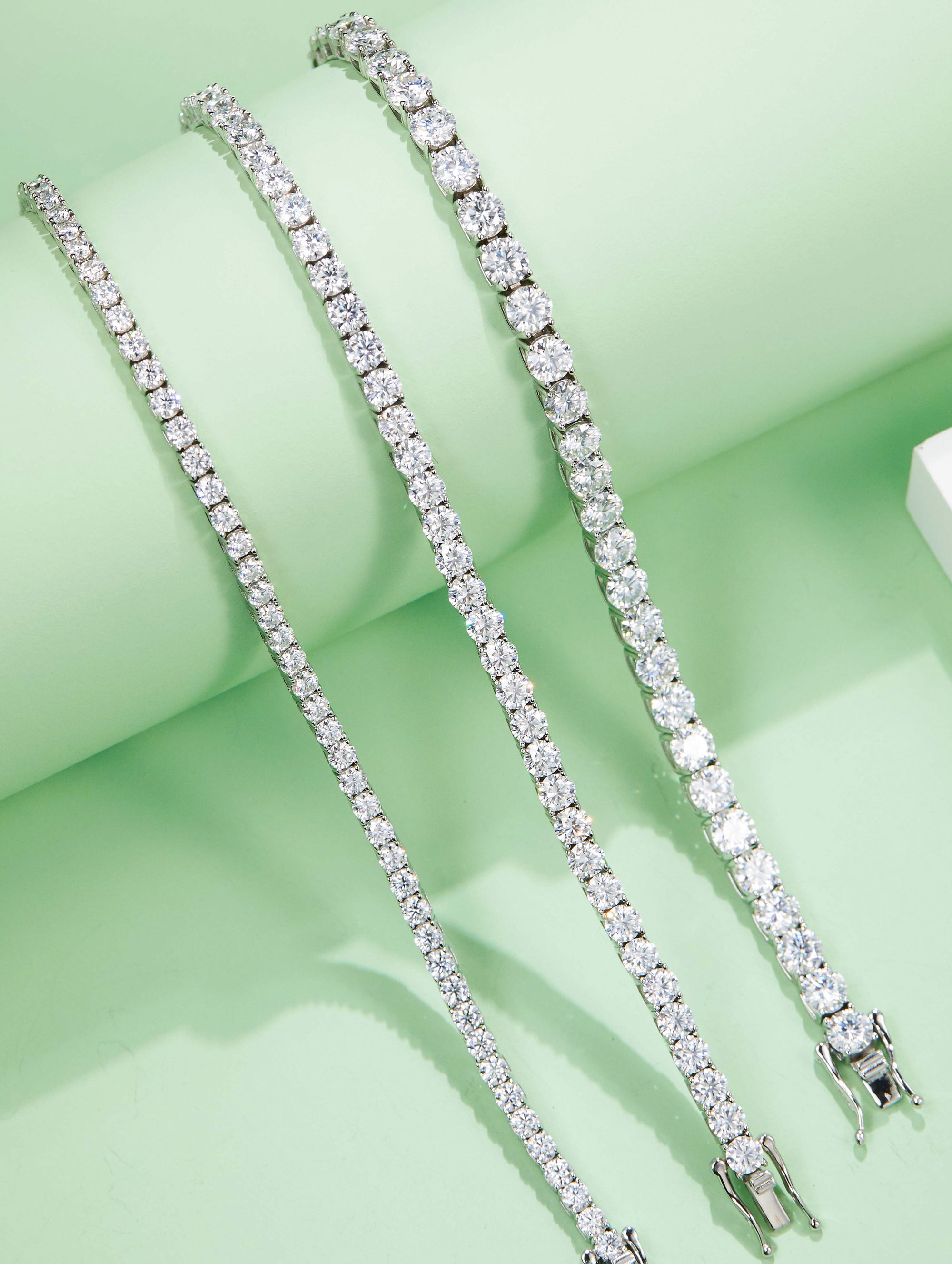 3mm Classic Four Prong Moissanite Tennis Bracelet