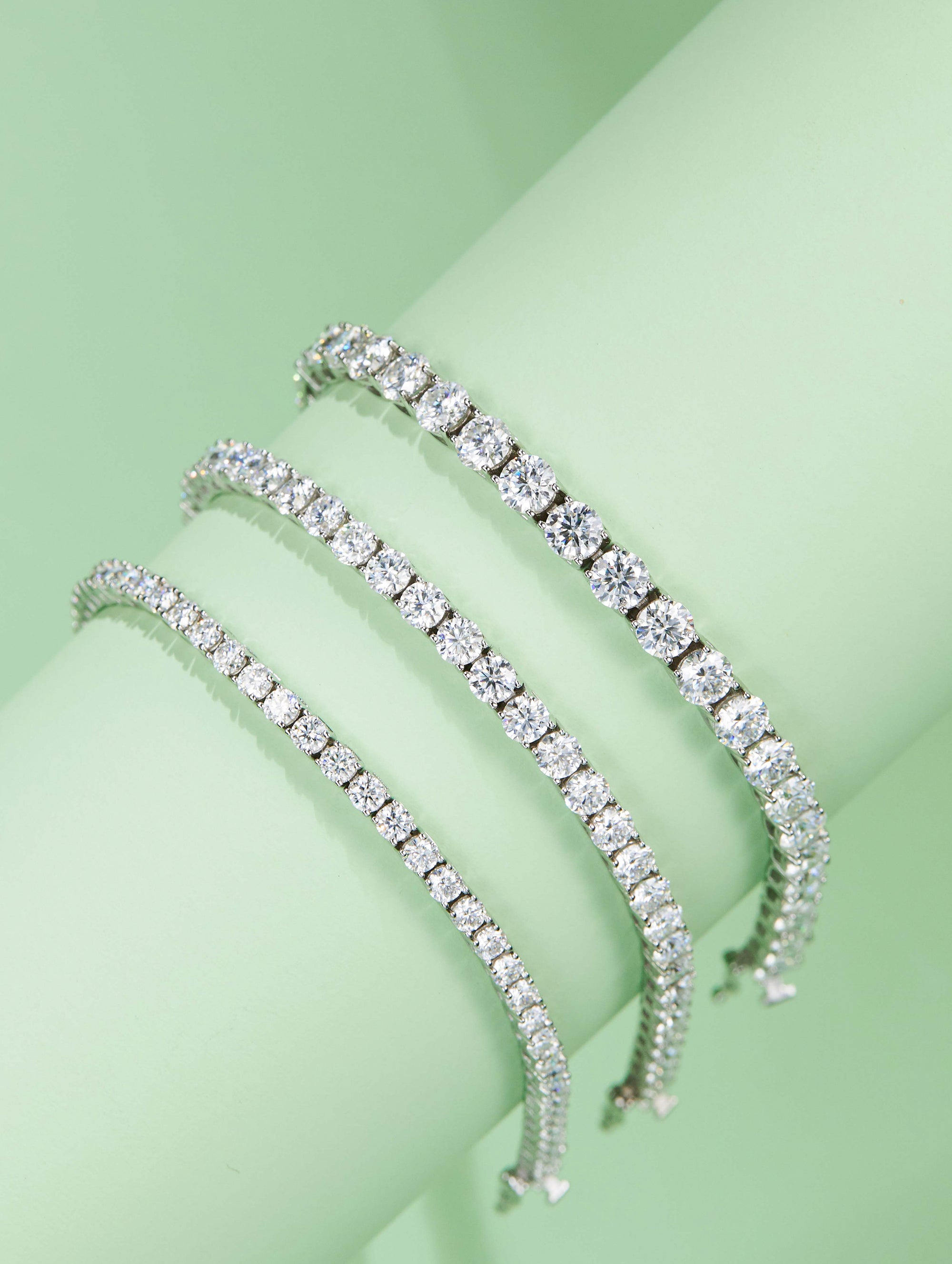 3mm Classic Four Prong Moissanite Tennis Bracelet