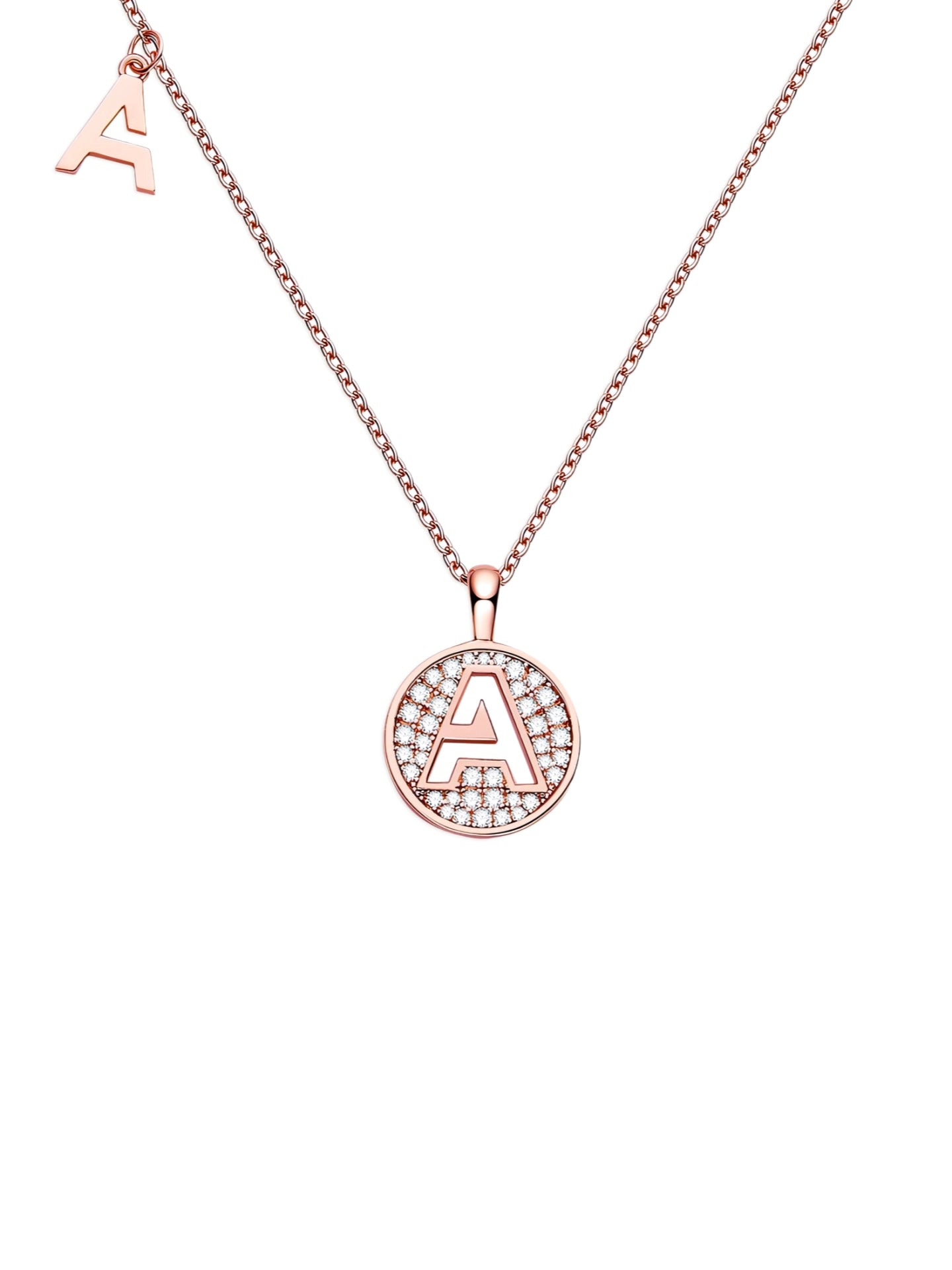 Moissanite Letter Necklace