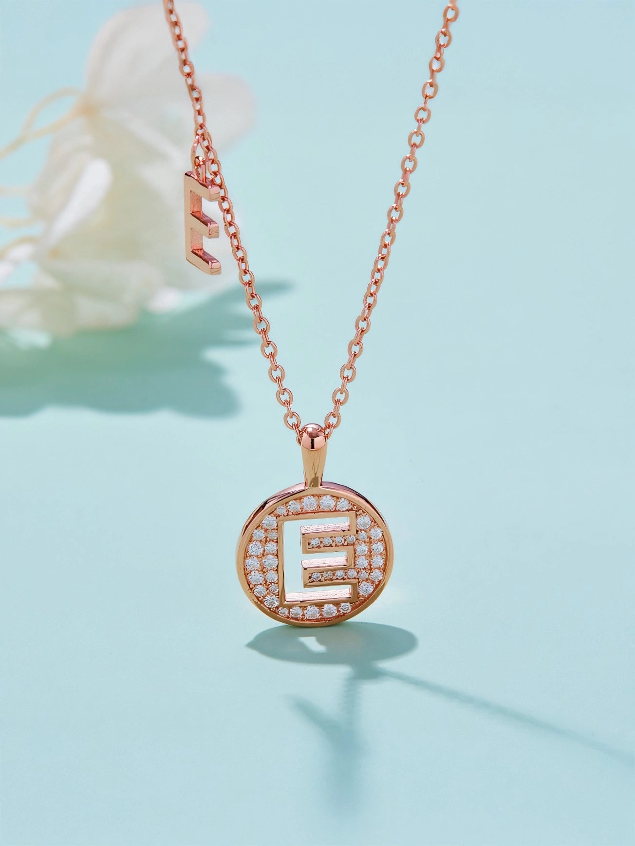 Moissanite Letter Necklace