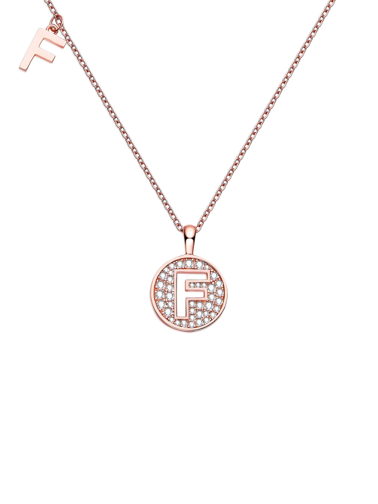 Moissanite Letter Necklace