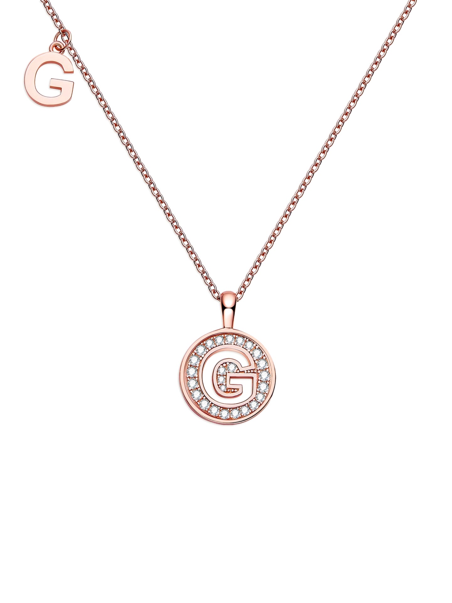 Moissanite Letter Necklace