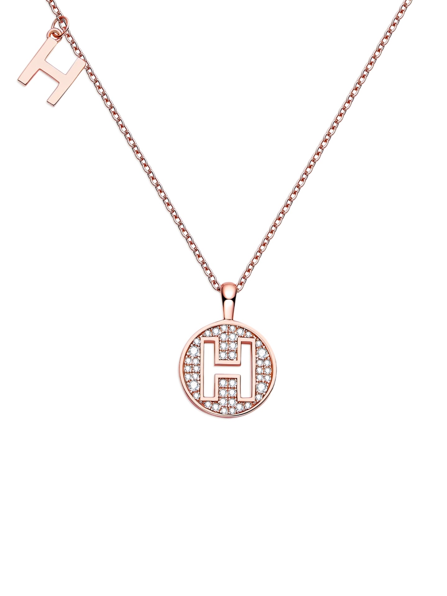 Moissanite Letter Necklace