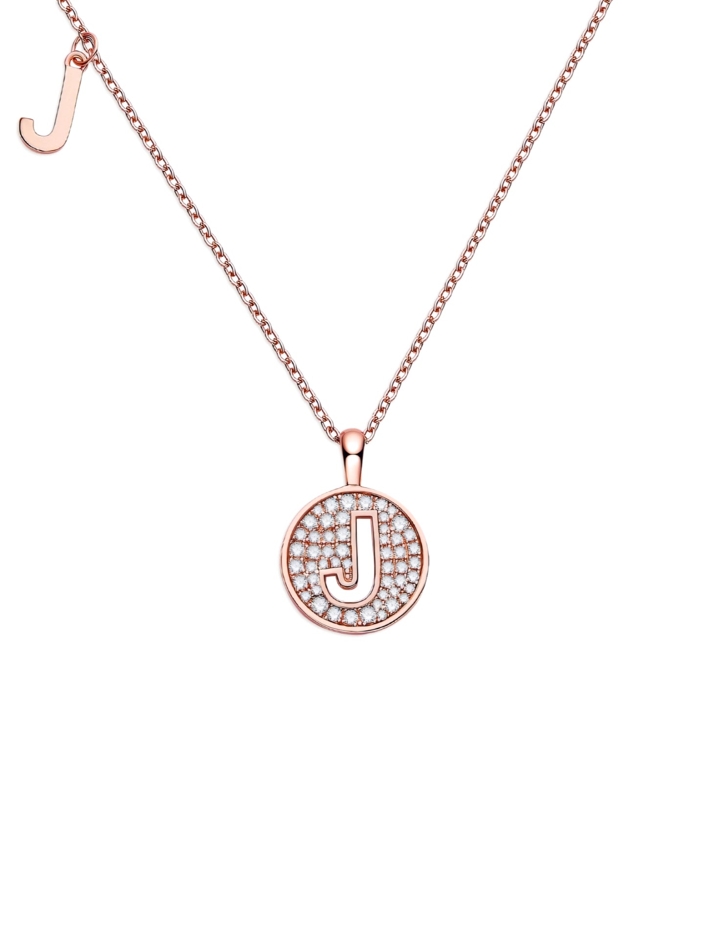 Moissanite Letter Necklace
