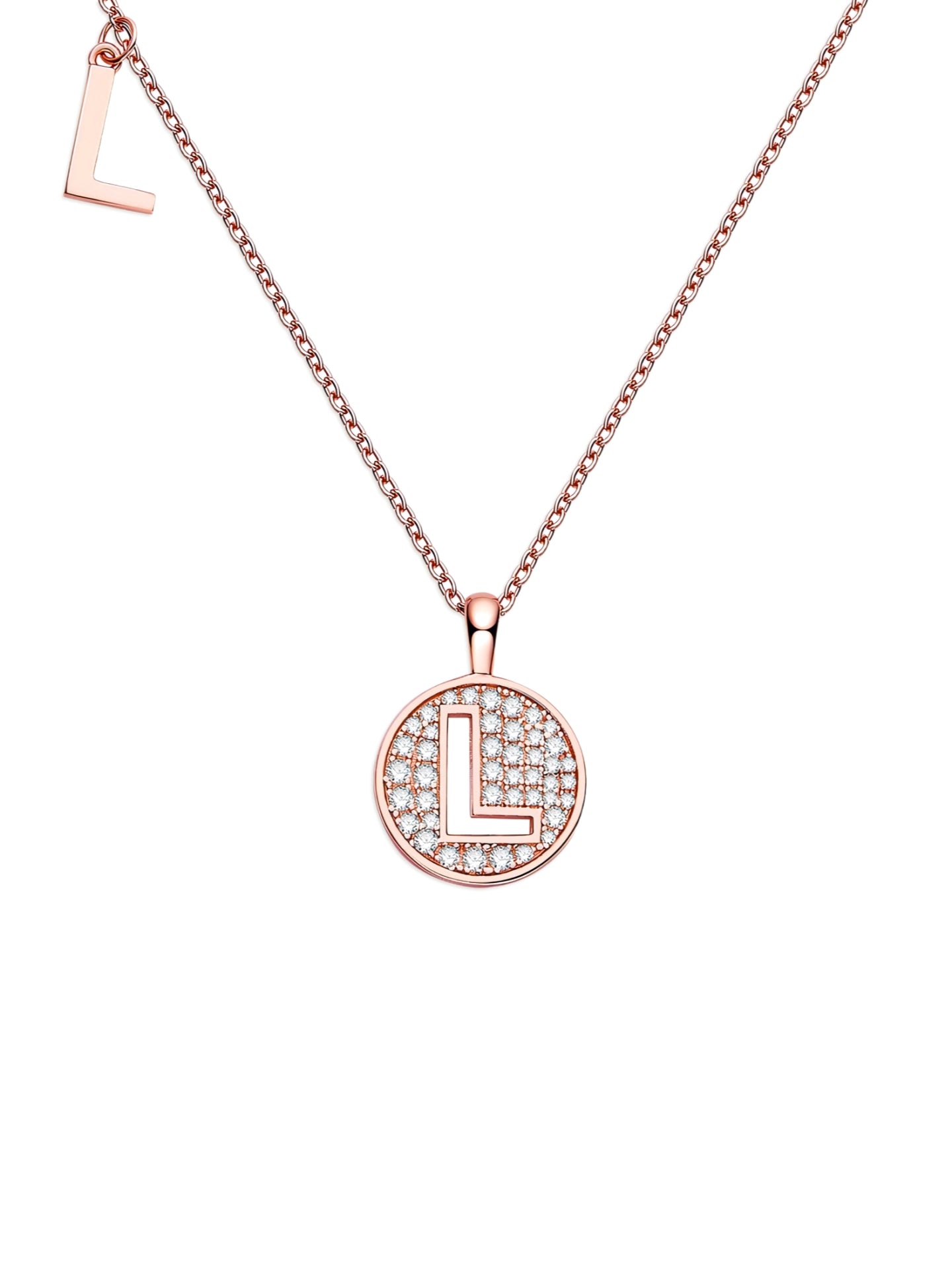 Moissanite Letter Necklace