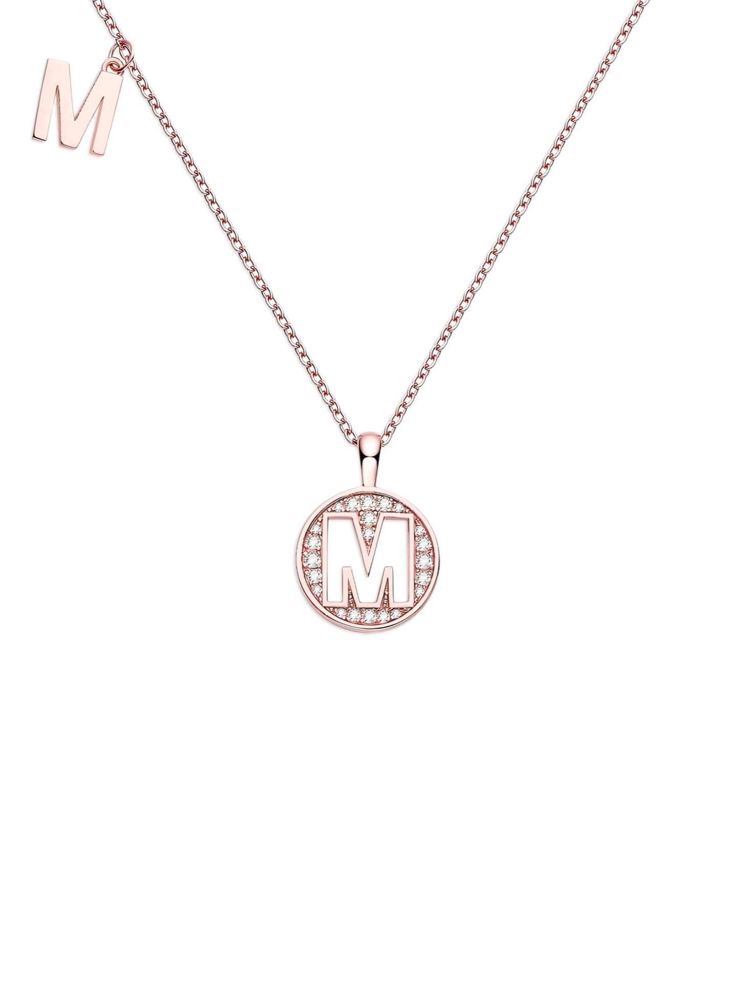 Moissanite Letter Necklace