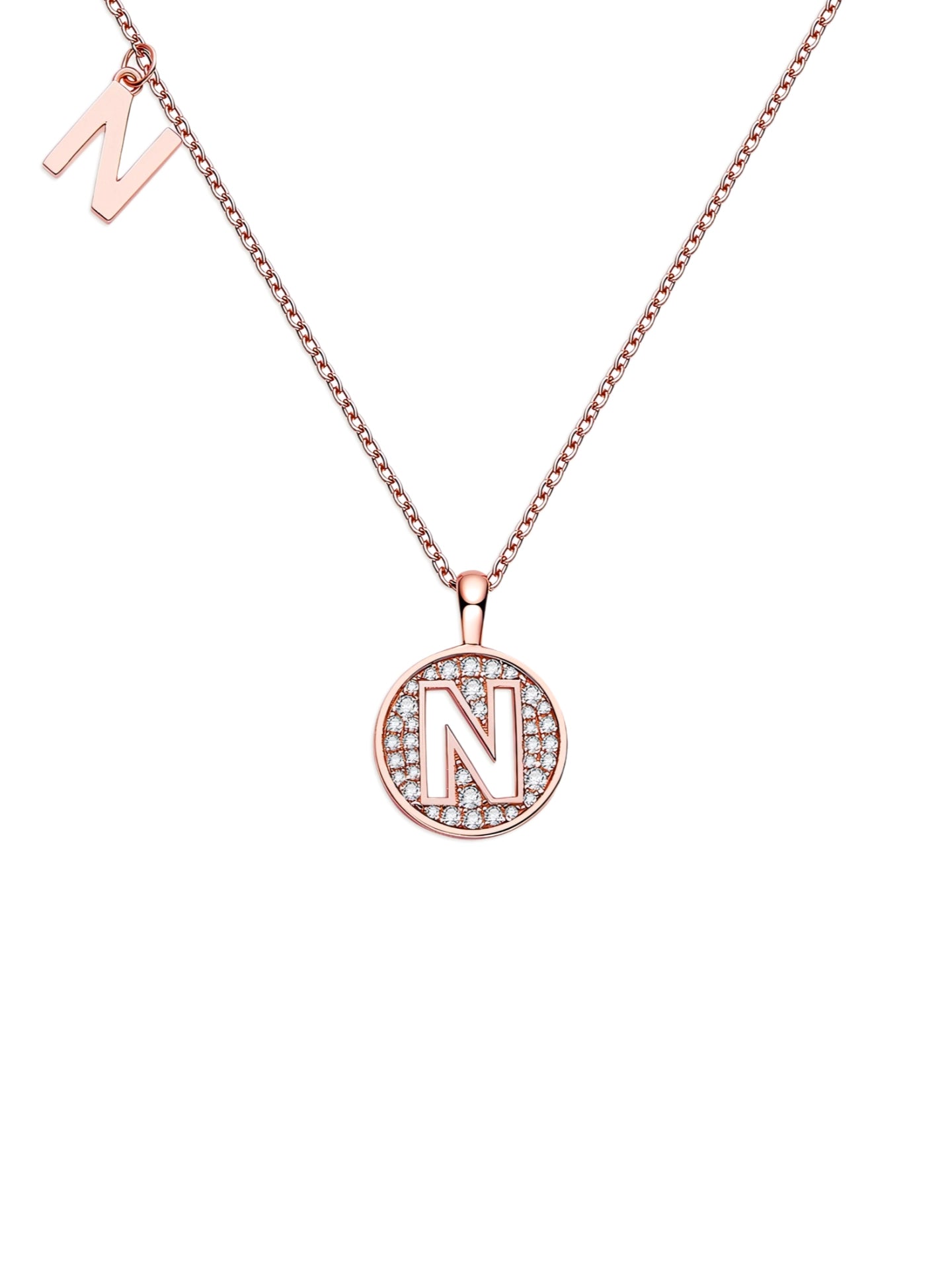 Moissanite Letter Necklace