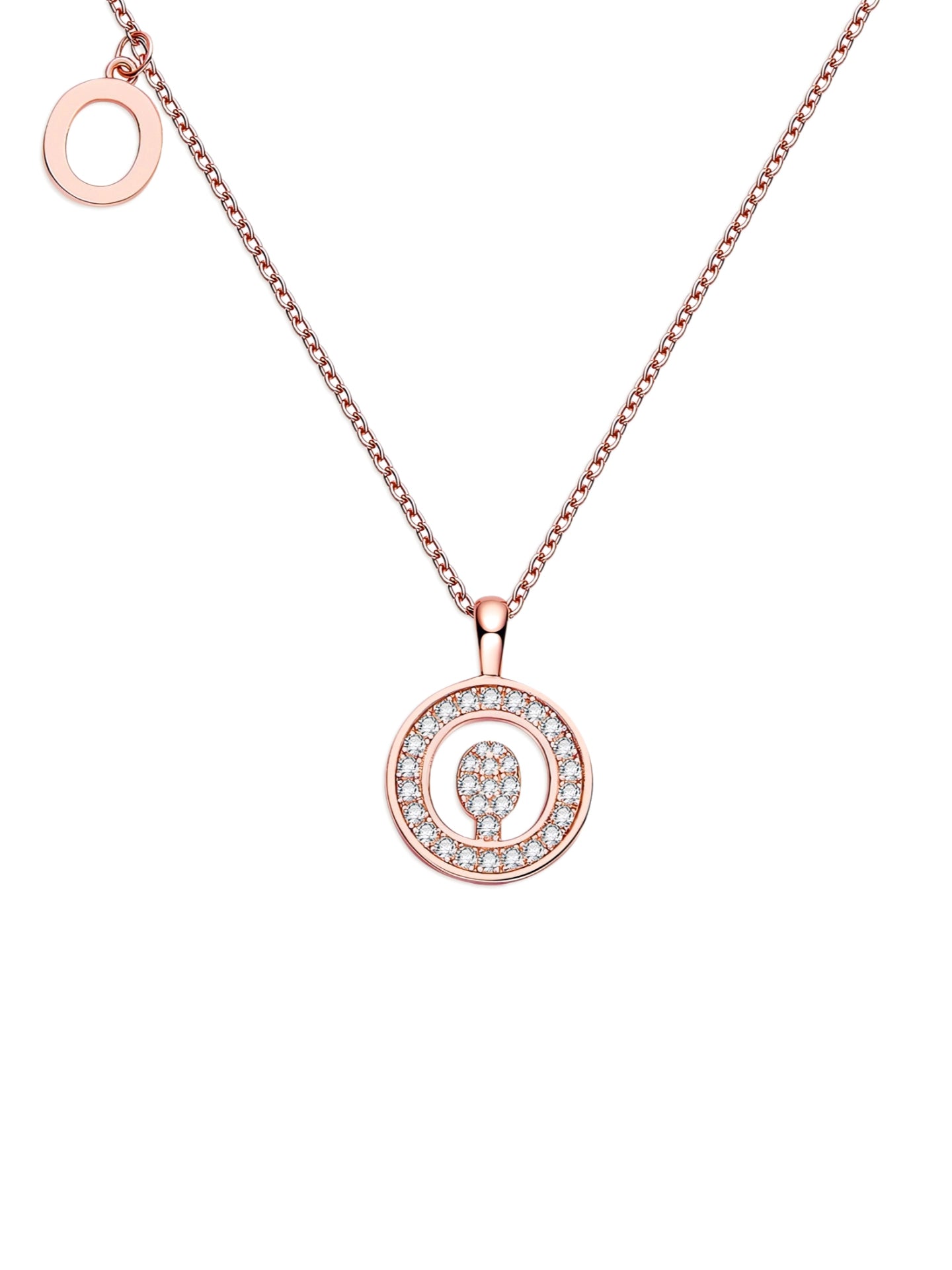 Moissanite Letter Necklace