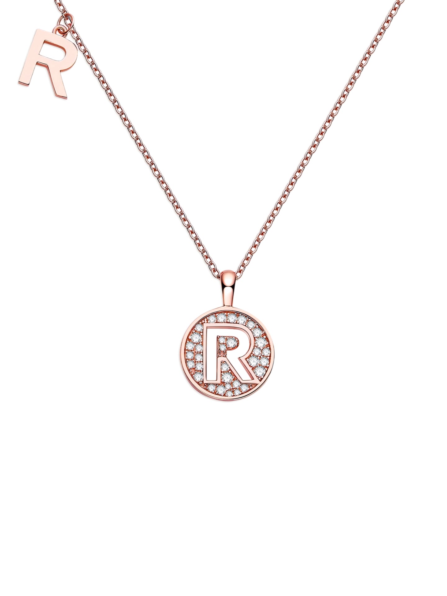 Moissanite Letter Necklace