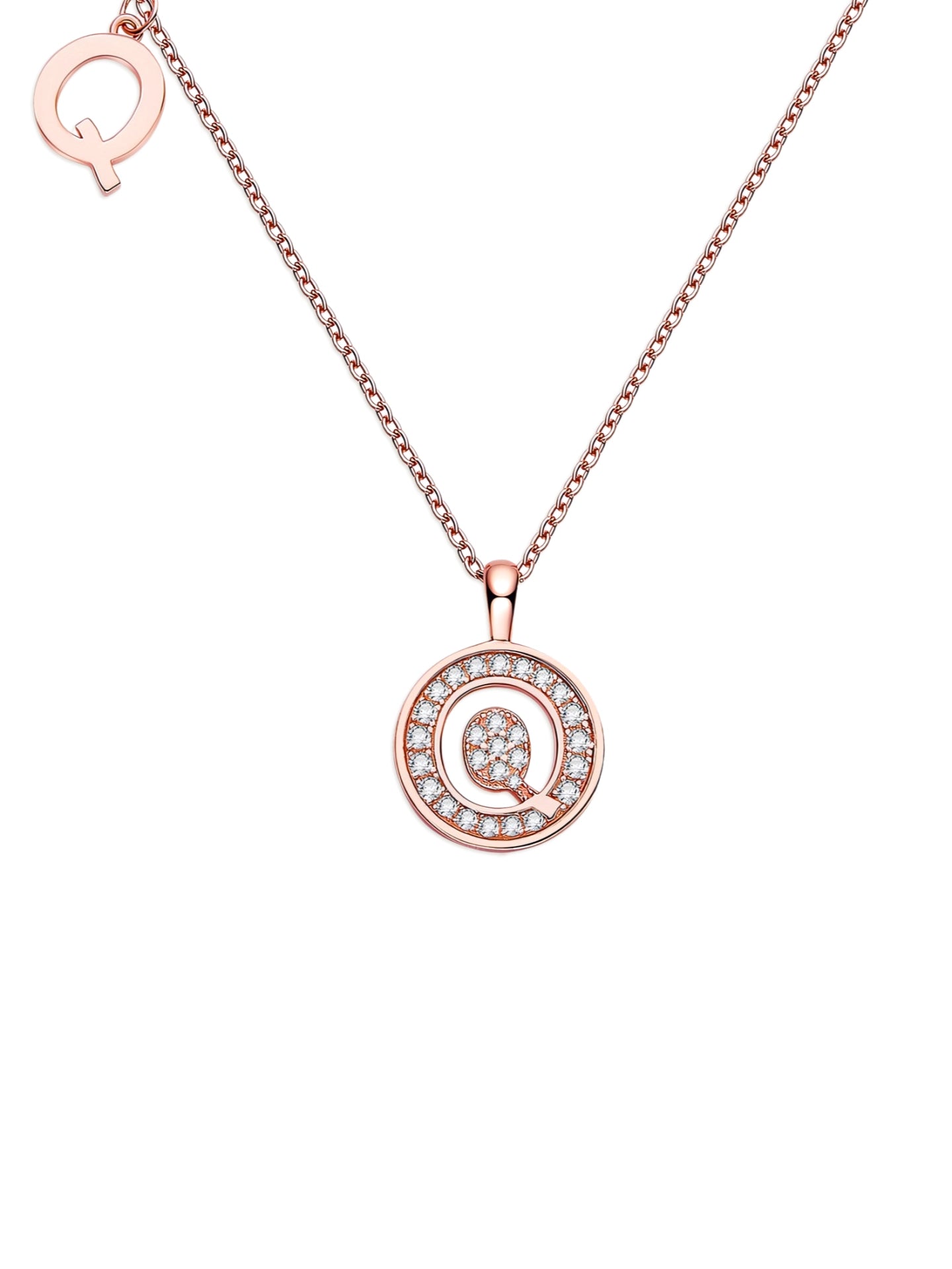Moissanite Letter Necklace