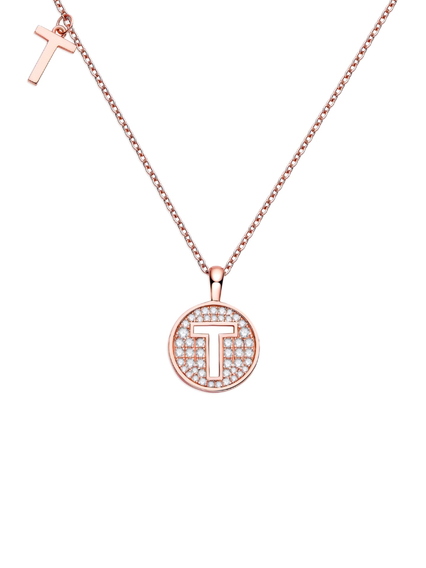 Moissanite Letter Necklace