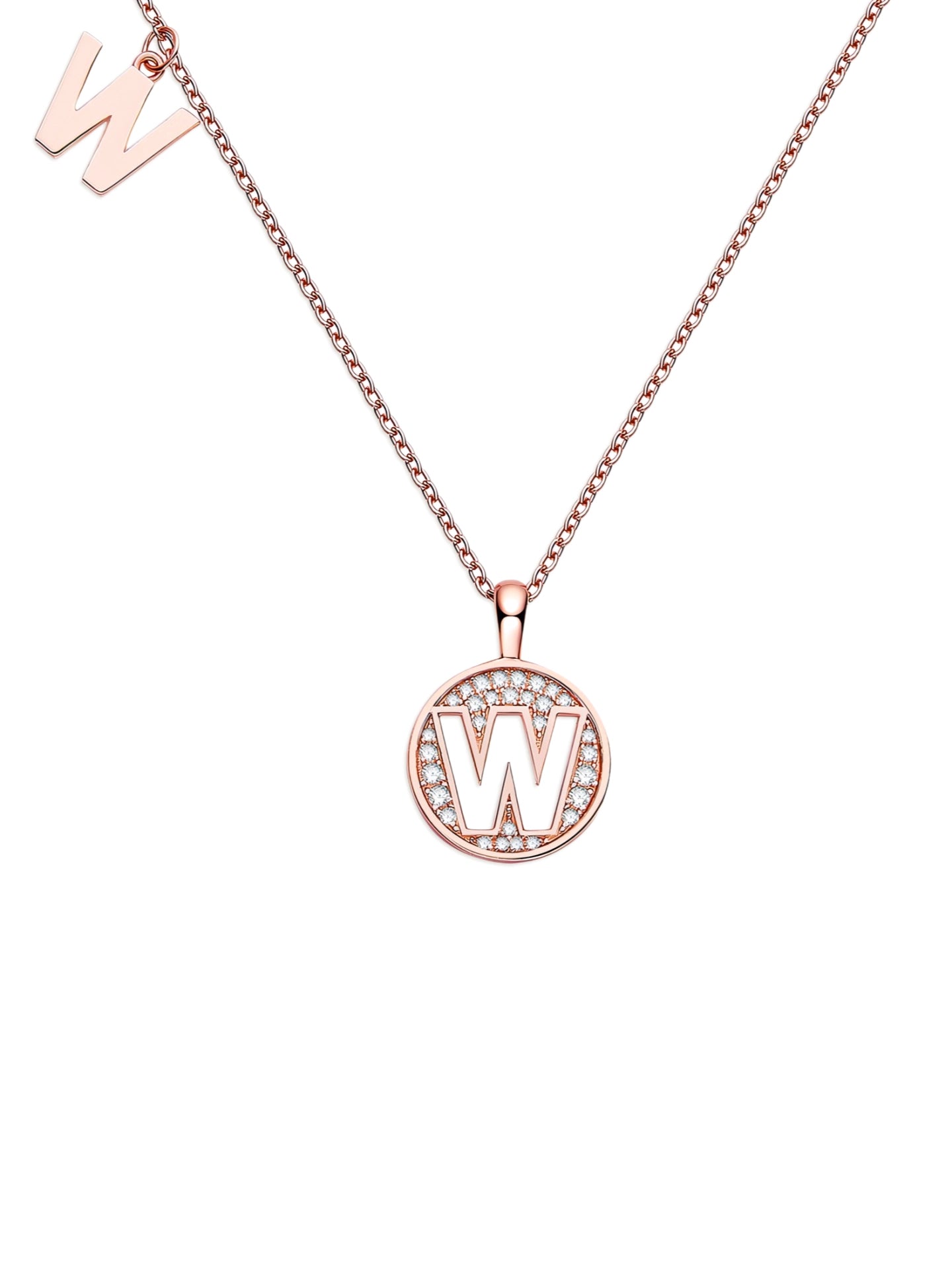 Moissanite Letter Necklace