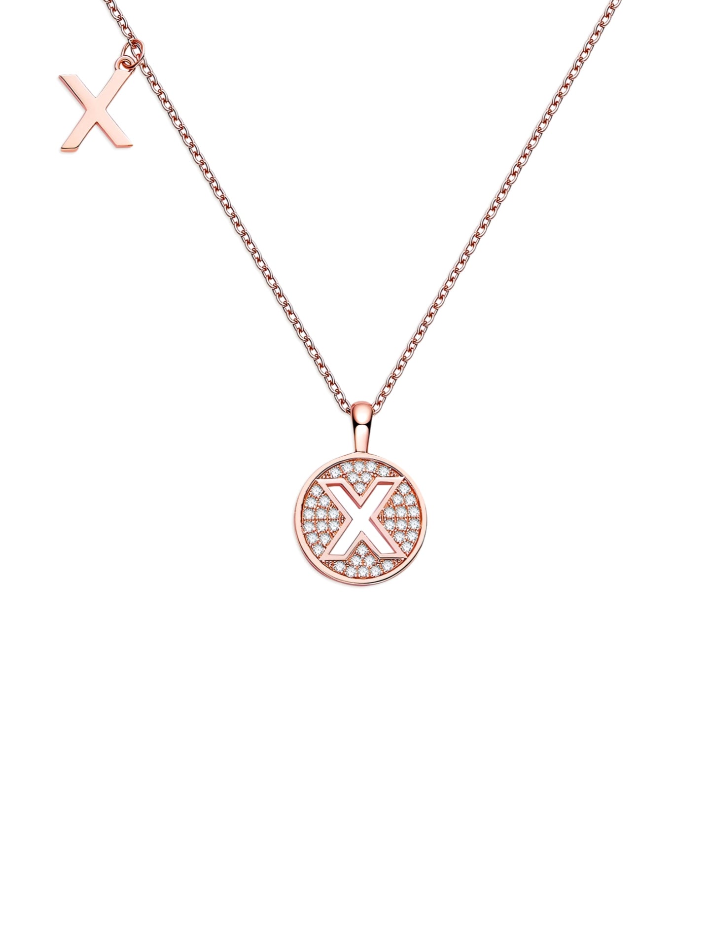 Moissanite Letter Necklace