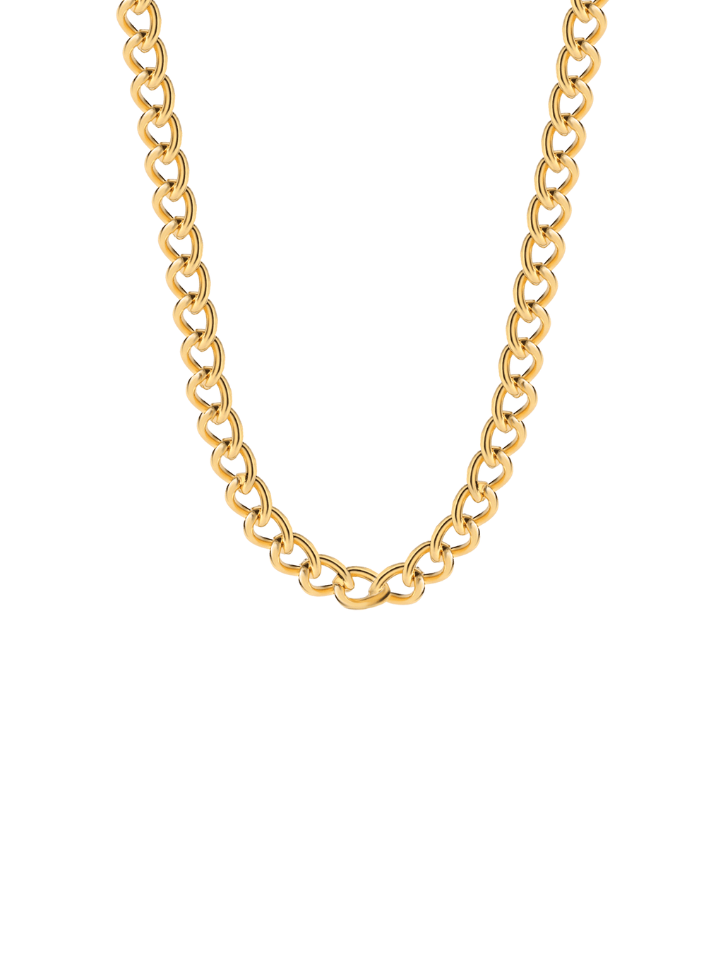 Vintage Irregular Metal OT Clasp Cubic Zirconia Necklace