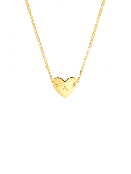 Alphabet Heart Necklace