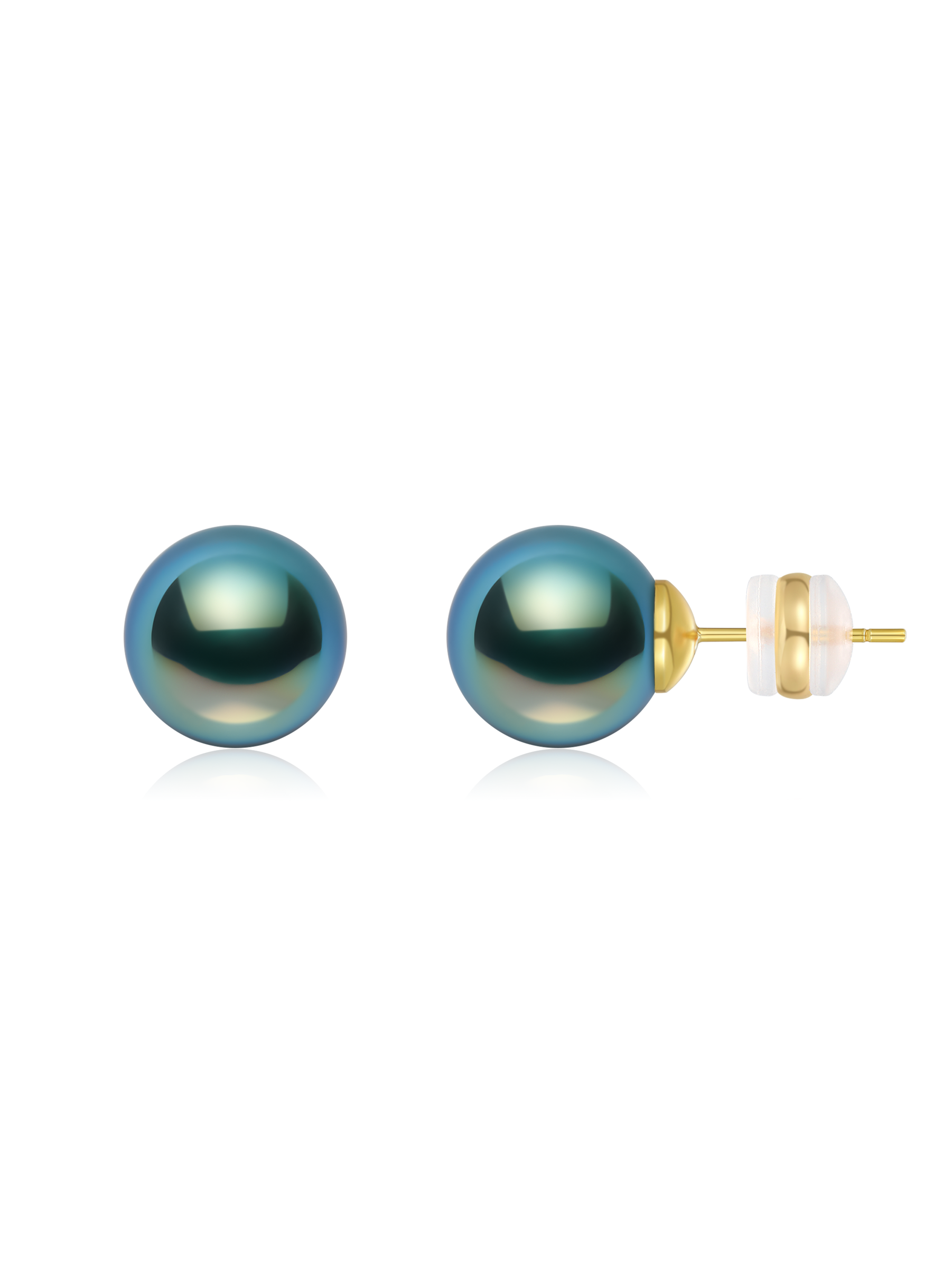 12mm Lustrous Faux Pearls Stud Earrings