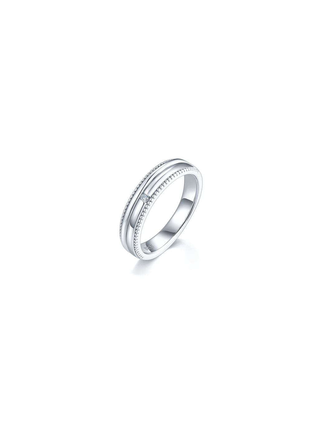 His & Hers 0.2ct Vintage-Inspired Moissanite Promise Ring Set