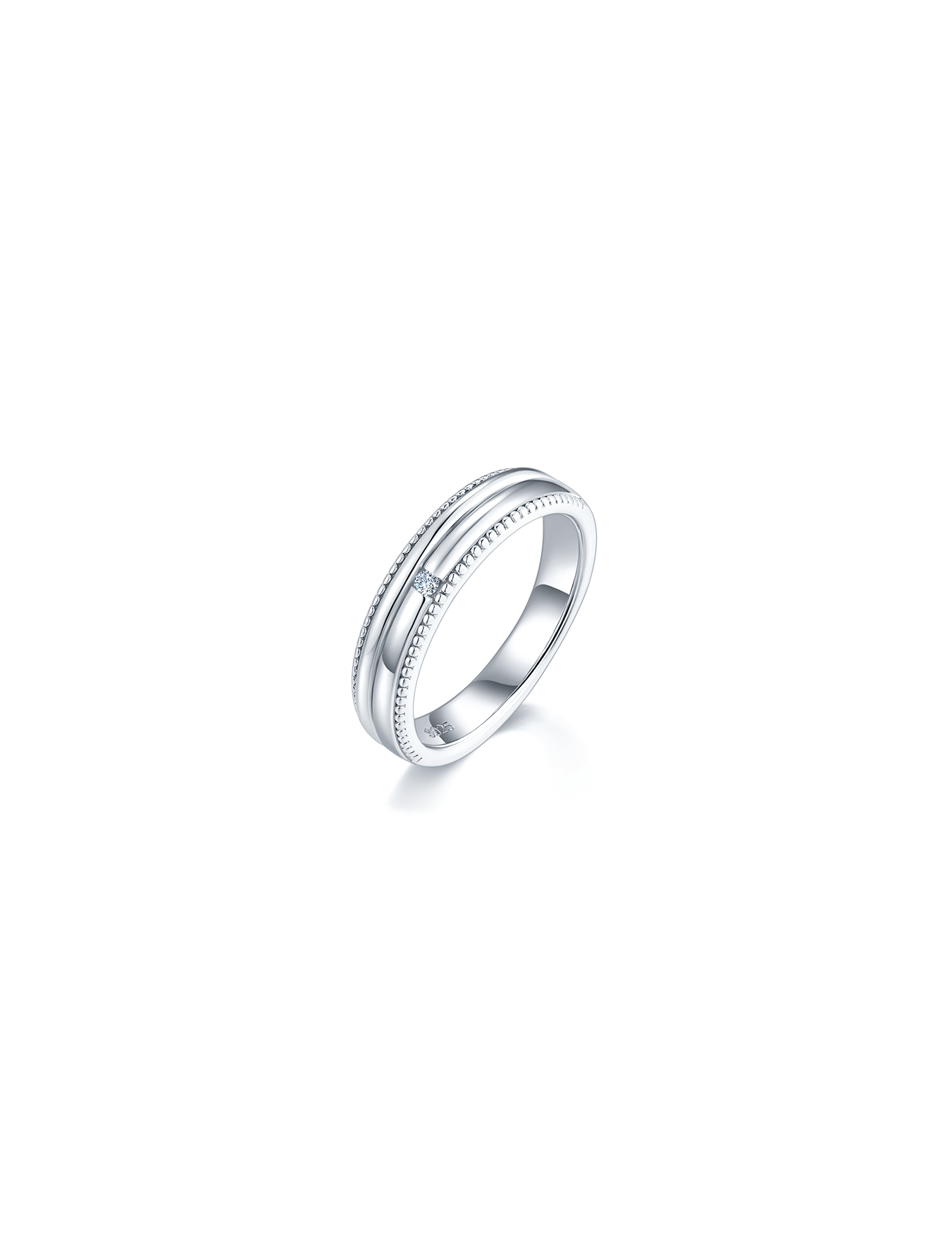 His & Hers 0.2ct Vintage-Inspired Moissanite Promise Ring Set